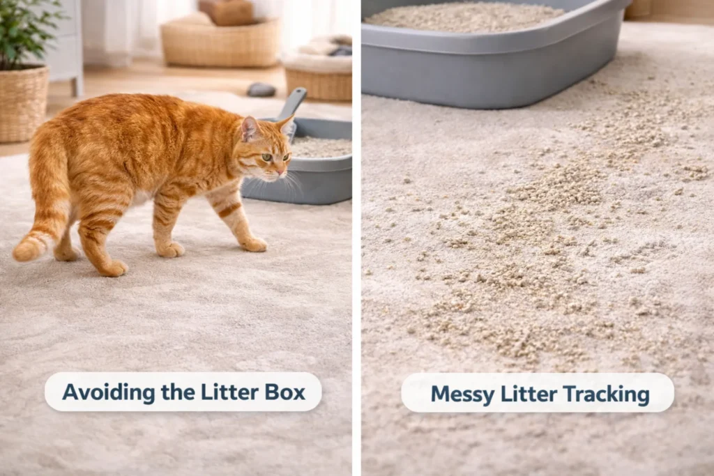 cat litter issues avoidance and mess (1)