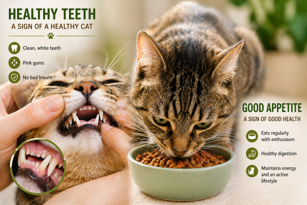 signs of a healthy cat 