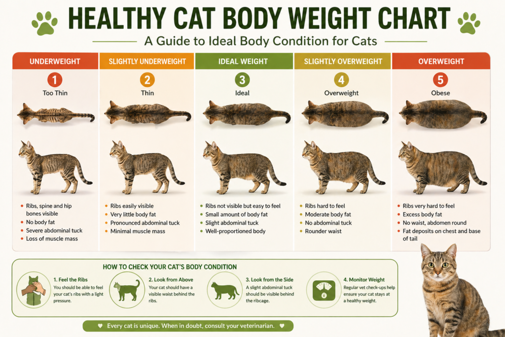 signs of a healthy cat 