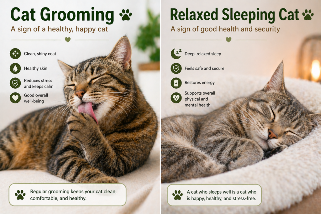 signs of a healthy cat 