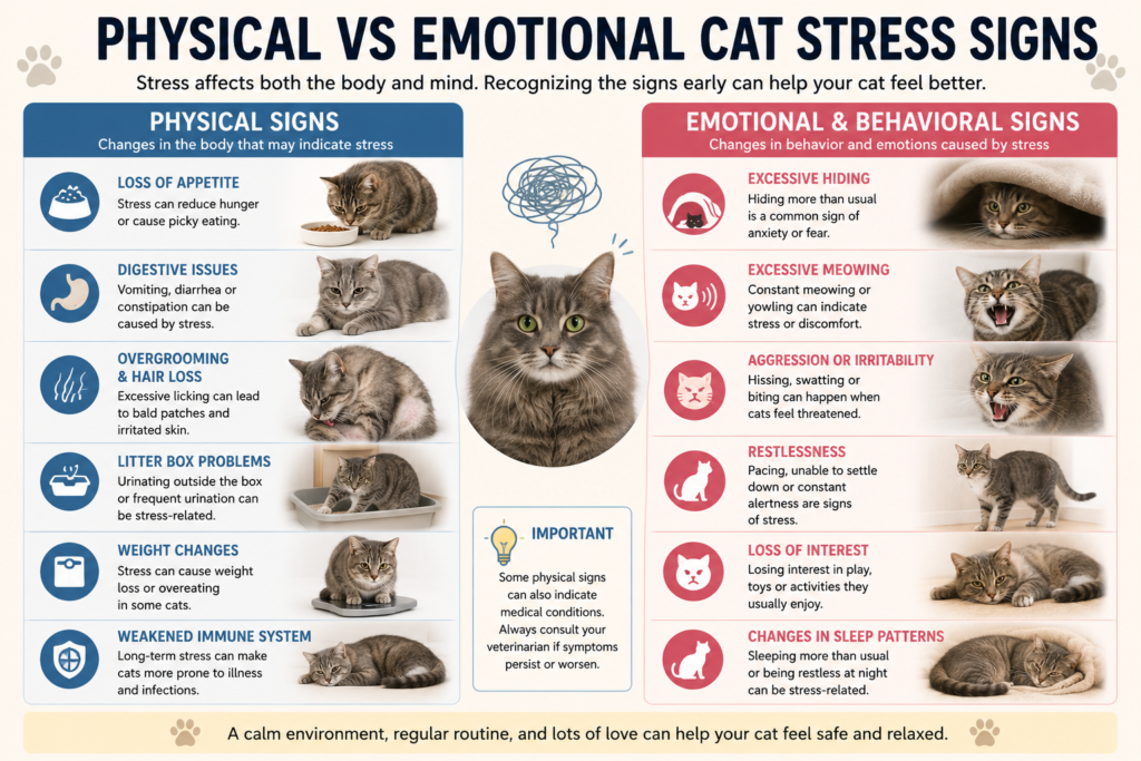 cat stress signs 